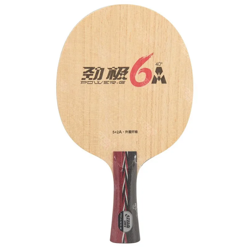 DHS PG6A Table Tennis Blade External A fibre Speed Racket Original DHS PG 6A Ping Pong Bat Paddle