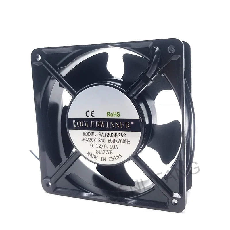 

New for SPEEDY SA12038SA2 AC 240V 0.1A 120x120x38mm 2-wire Server Cooler Fan