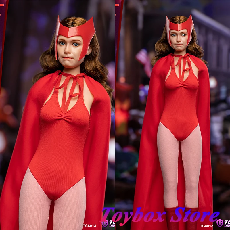 

Tough Guys TG8013 1/6 Halloween Red Cloth Action Figure Moveable Eye Lady Spooktacular Delicate 12" Full Set Female Soldier