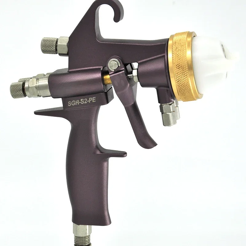 manual spray gun PE paint blue and white water piano paint nano spray gun