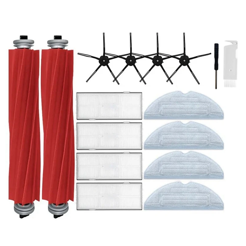 لشاومي Roborock S7 / S70 / S75 / S7max / S7maxv / T7S / G10 / T8 Plus ملحق فرشاة جانبية رئيسية ممسحة قماش فلتر Hepa