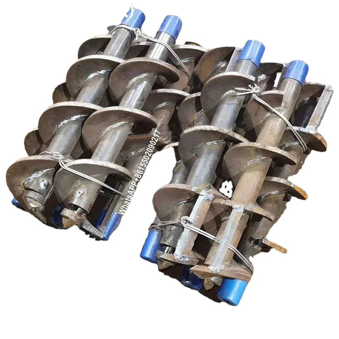 High quality geological drilling twist drill pipe/three-wing twist drill bit/auger pipe/soil reaming/well drilling