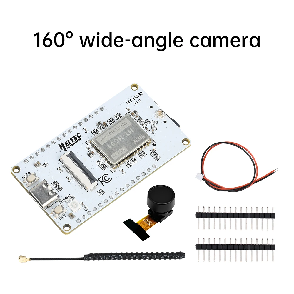 ESP32-S3 واي فاي بلوتوث لوحة تطوير إنترنت الأشياء على متن OV3660 وحدة الكاميرا واي فاي HaLow HC33 لوحة تجريبية