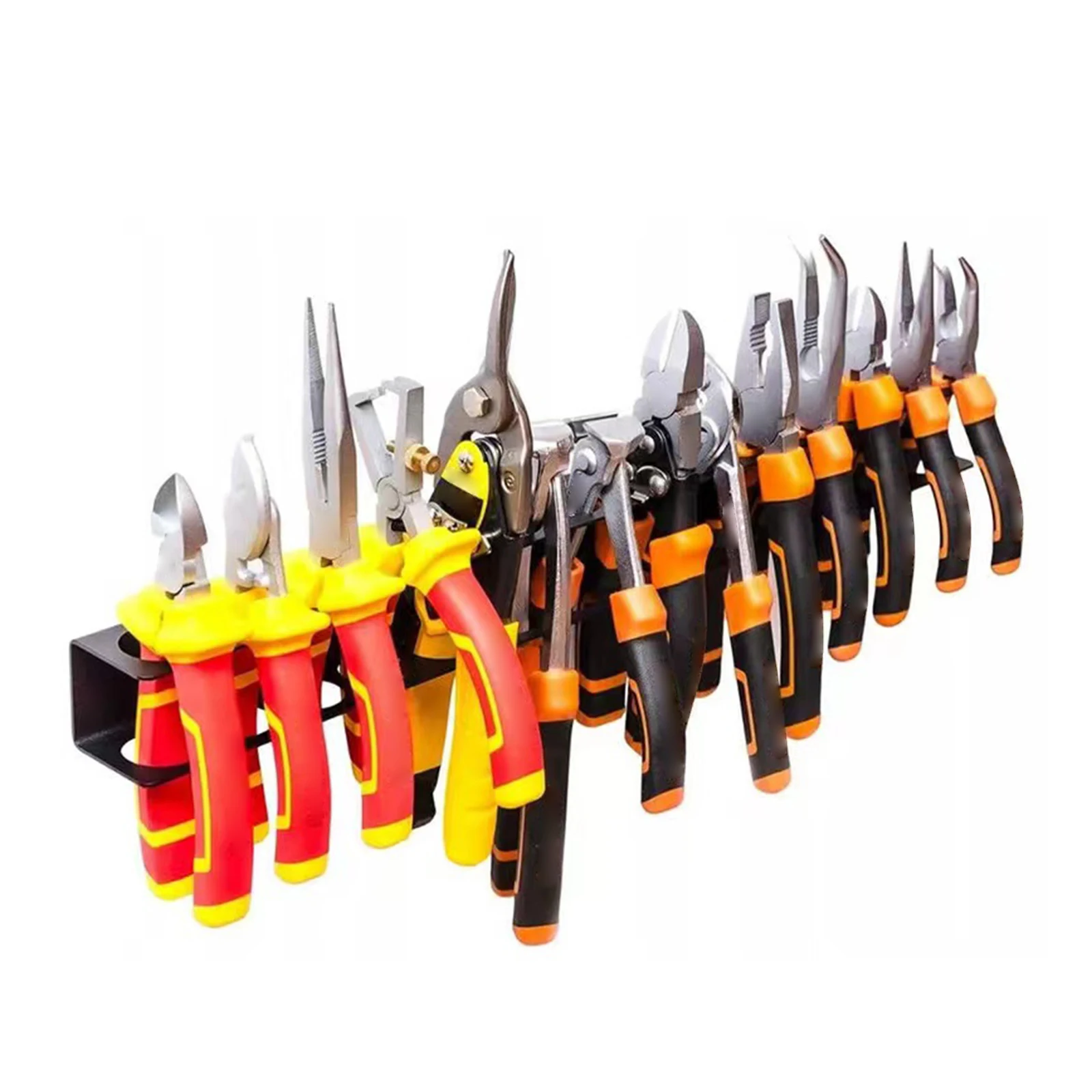 Screwdriver Organizer Wall Mount Screwdriver Storage Rack Sturdy Heavy Duty Space Saving Versatile Hand Tool Holder for Home