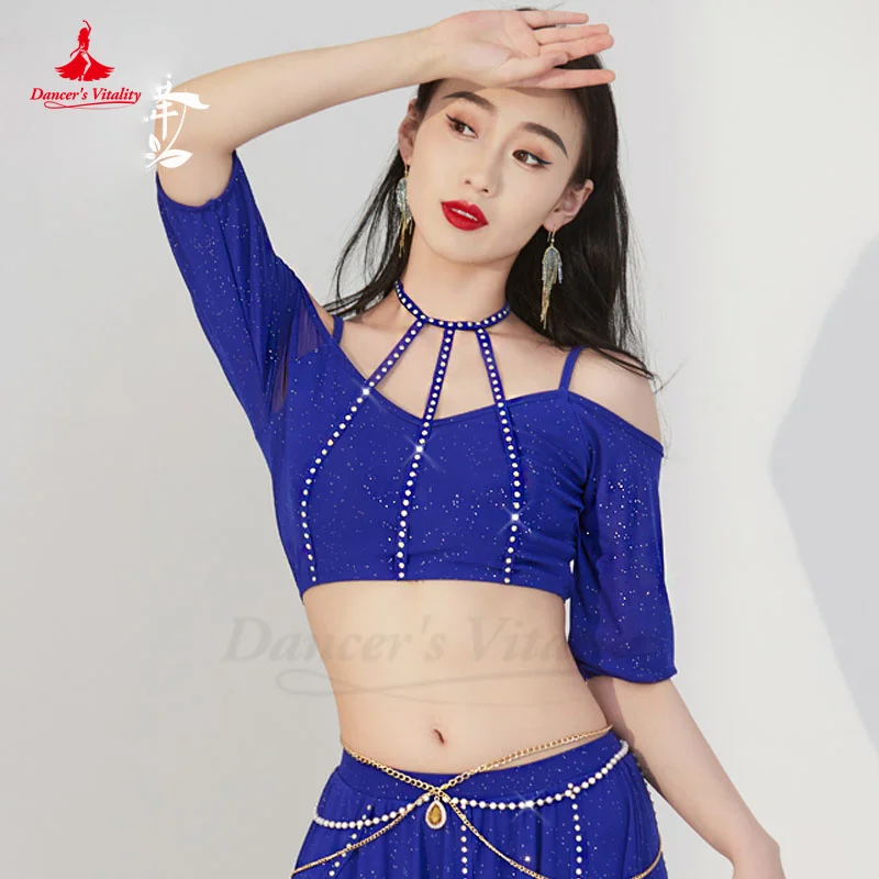 Belly Dance Costume Summer New Short Skirt Training Tops Performance Clothing Oriental Dancing Practice Clothes Bellydance Wear