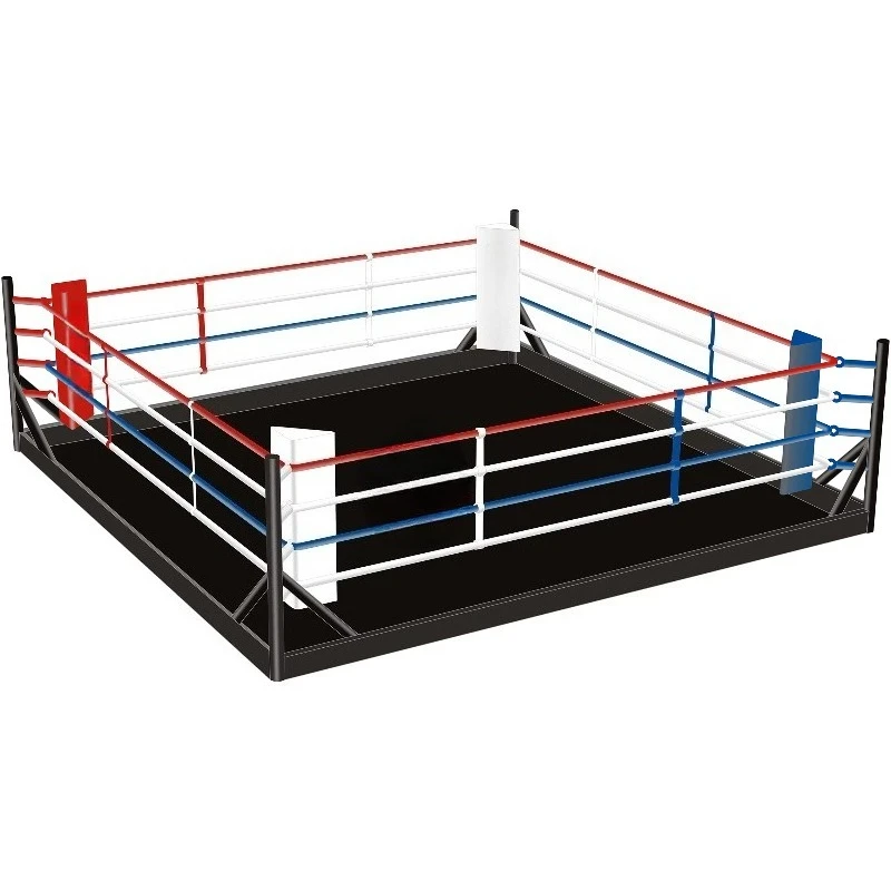 Floor Mounted Boxing Ring Stable Base Design Suitable For Beginners And Professional Training Low Profile Structure For Safe Use