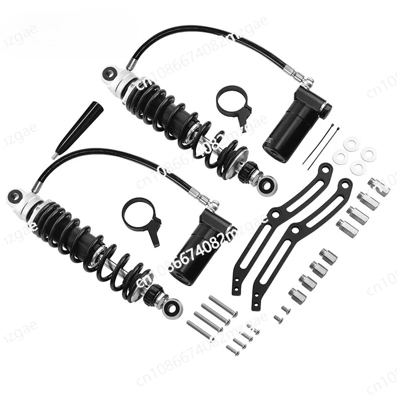 

TCMT CVO Remote Reservoir Rear Suspension Shocks Fit For Touring Glide 2014-2023 XF2906C591-B