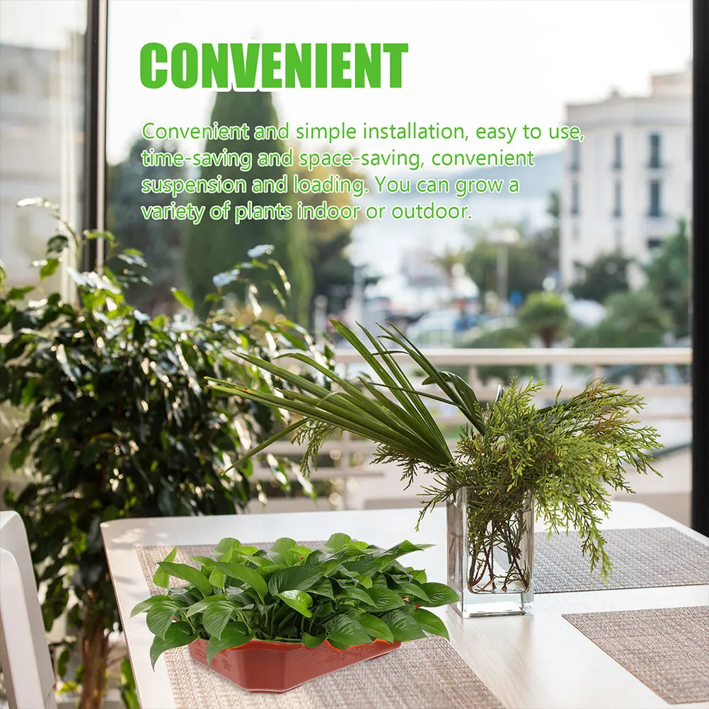 

20Pcs Reliable Plastic Flower Pots Gardening Containers with Drainage Holes for Plant Growth