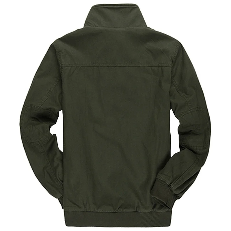 Outdoor Military Camouflage Jacket Men's Casual Army Style Pilot Green Coat Fashion Personality Male Clothing