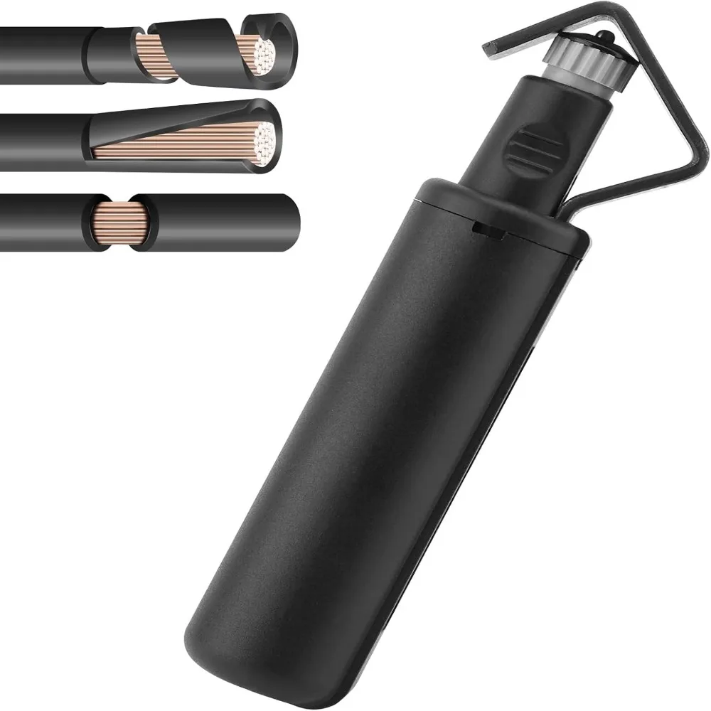 Adjustable Spring Loaded Cable Stripper Tool Precise Cutting Fast Removal Cable Jacket Slitter Round Cable Stripper