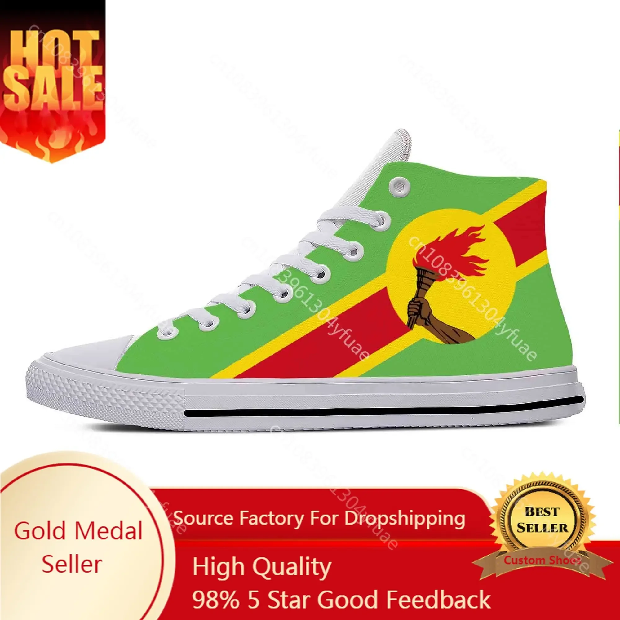 

Congo Zaire Flag Patriotic Pride Fashion Popular Casual Cloth Shoes High Top Lightweight Breathable 3D Print Men Women Sneakers