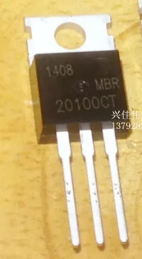 10PCS The new line MBR20100CT Schottky diodes 2X10A 100V TO-220