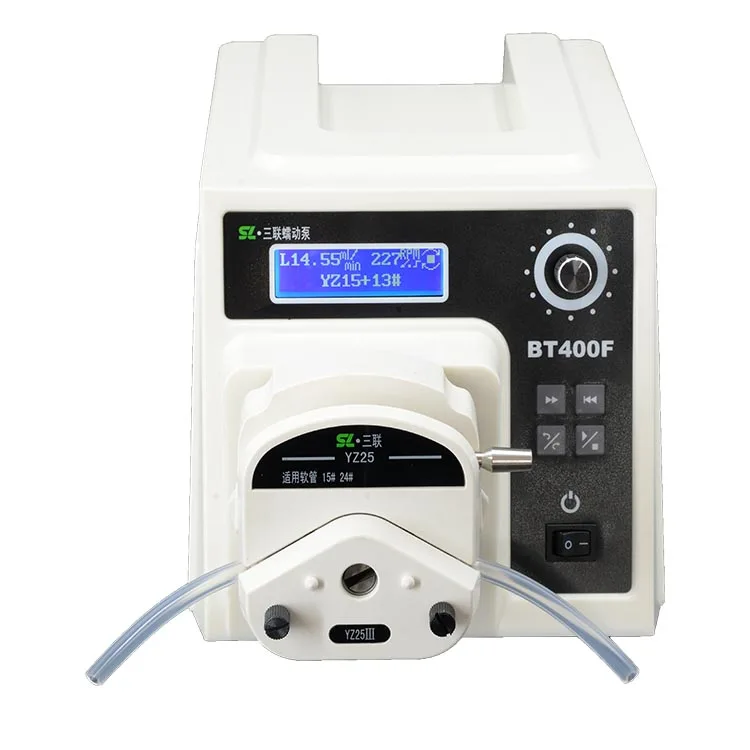 Peristaltic pump, laboratory, high precision, flow display, packaging function, flow calibration, MAX2400ml/min