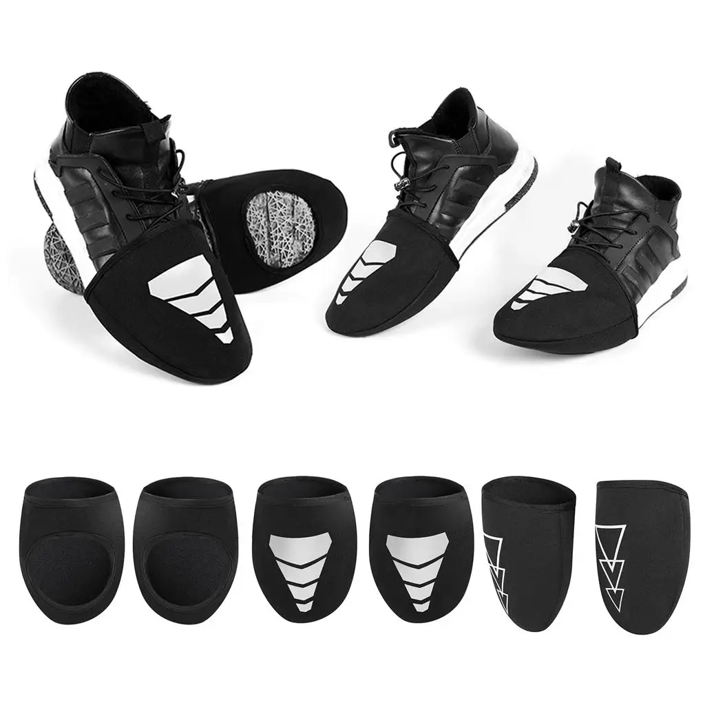Cycling Shoe Cover Bike Riding Toe Cover Cycling Protective Gear Tongue Design Super Warm and Waterproof Fit for MTB Shoes