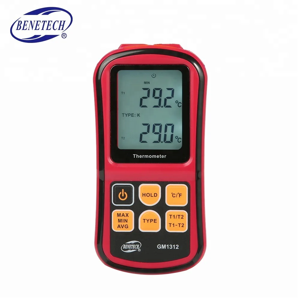 

Yimu GM1312 thermocouple thermometer contact thermometer high precision temperature measuring instrument industrial thermometer