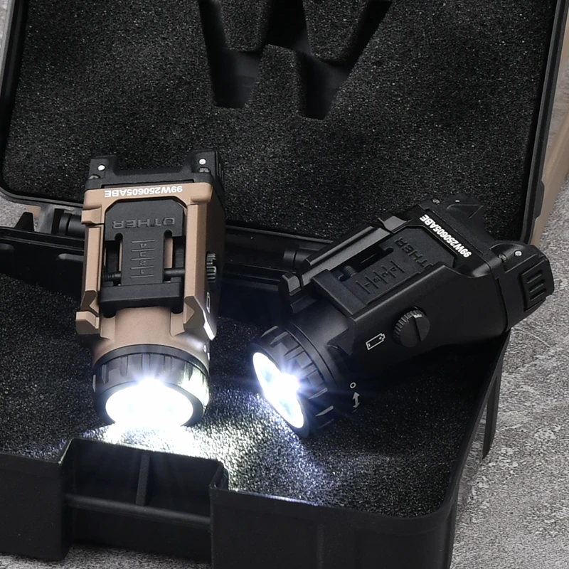 

New tactical FOXTROT1X hanging flashlight 800lm illumination hunting weapon air gun reconnaissance light LED light 20mm track