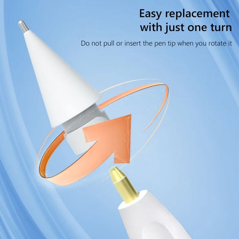 3/1Pcs Metal Replacement Tip for Apple Pencil Tip Nib for Apple Pencil 1st 2nd Generation 1 2th Gen Pencil Replacement Tip Nib