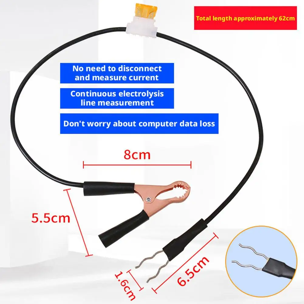 48V 20A Automotive Circuit Fault Probe Tester,High-Precision LED Display,Front Lighting Waterproof, Car Relay Fuse Blade Checker