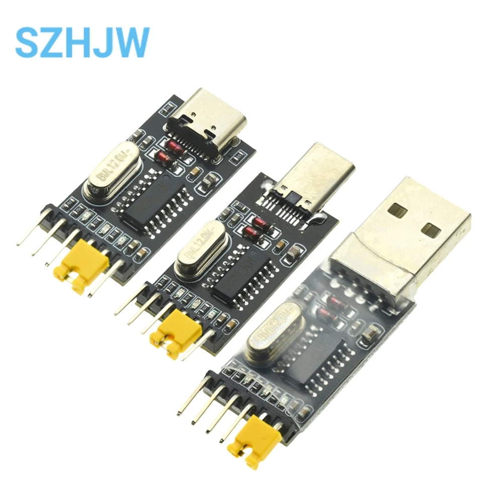 Преобразователь USB в TTL UART модуль CH340G CH340 3,3 В 5 в переключатель Type-C