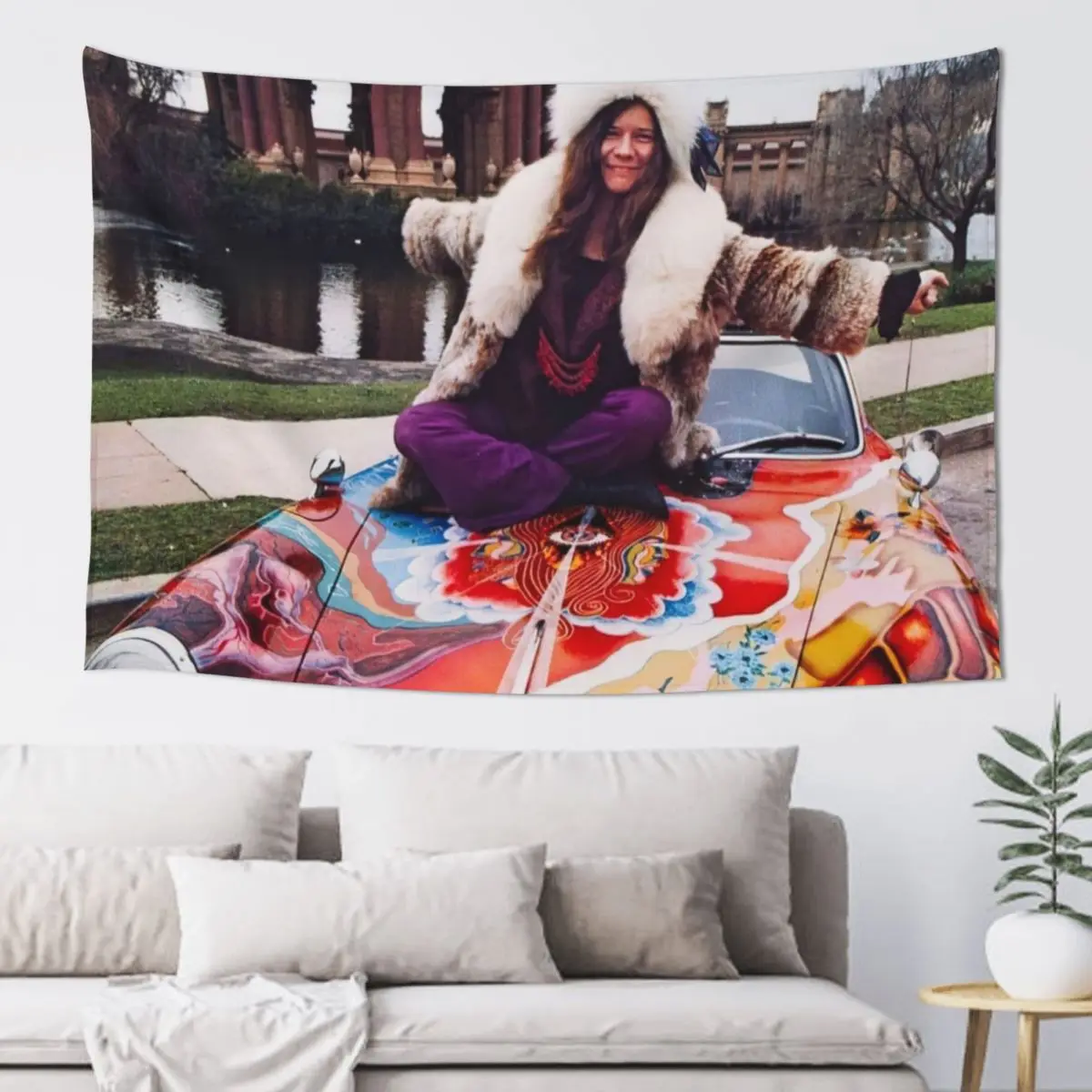 

Janis Joplin Tapestry Room Decor Aesthetic Bedroom Organization And Decoration Mushroom Room Decor For Girls Tapestry