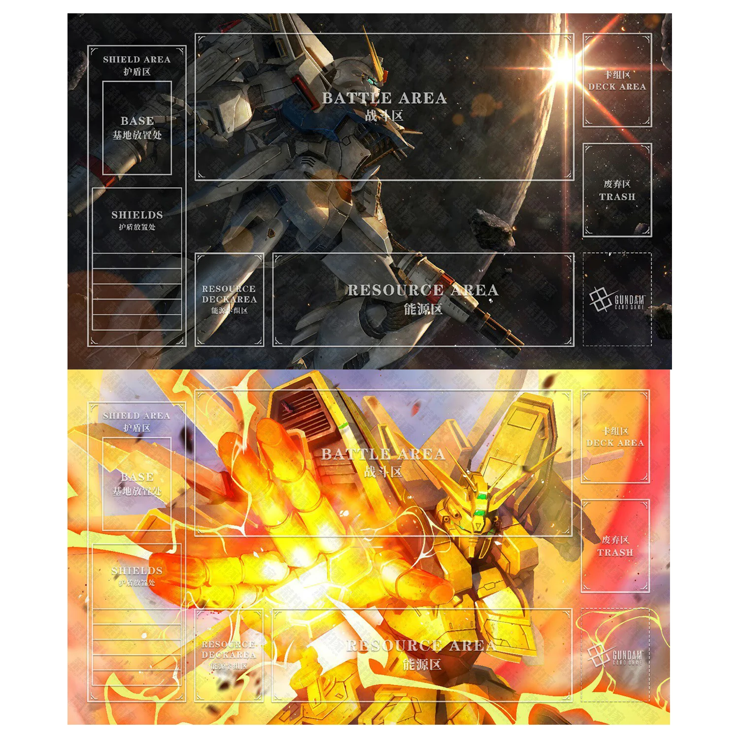 Board Game Diy - 600X350X2Mm Alas Permainan Kartu Gundamed Gcg
