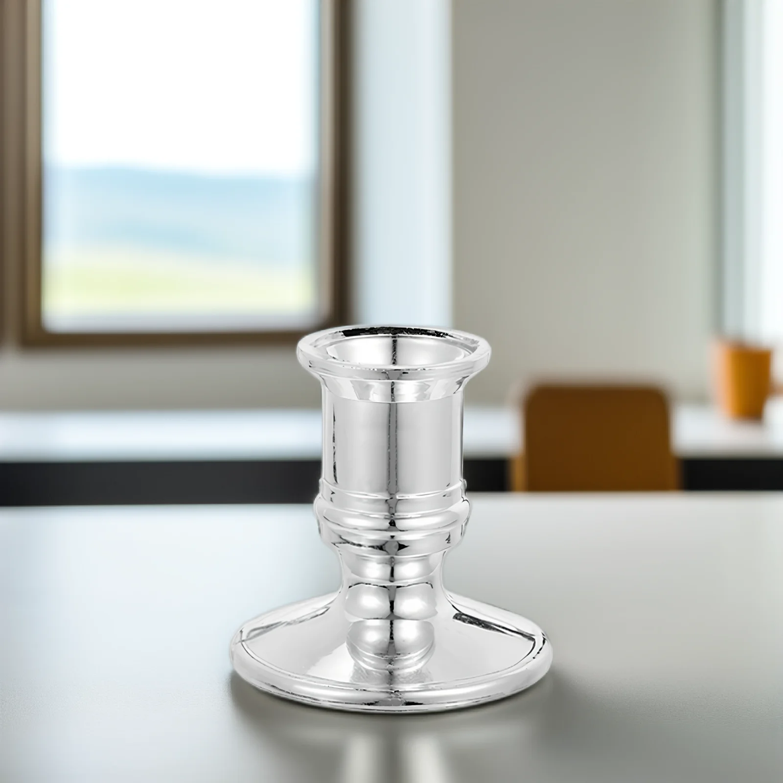 20Pcs Electronic Plastic Holders Simple Design Desktop Candlestick for Dining Room Bedroom Holders