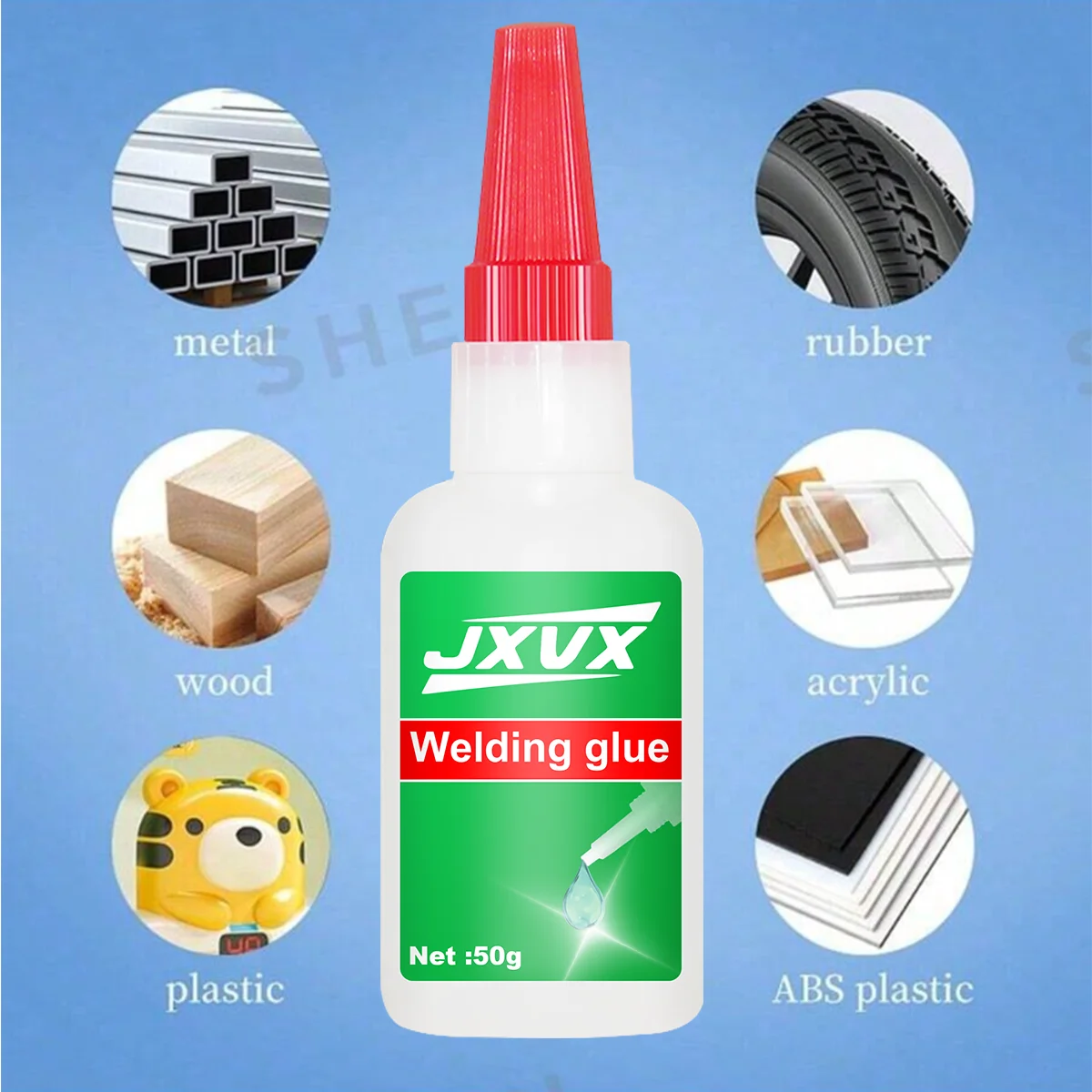 لاصقة زيتية عالية القوة لحام ، طلاء عالمي ، لاصقة فورية قوية للراتنج والسيراميك والمعادن والزجاج #2