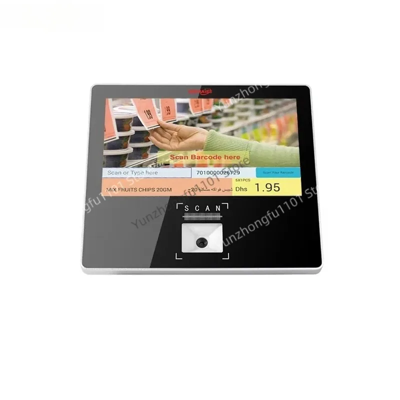 Z 11.6 Inch Touch Screen Fixed Mount 1D 2D Barcode Scanner WiFi Supermarket Price Checker with Android 11 Win10