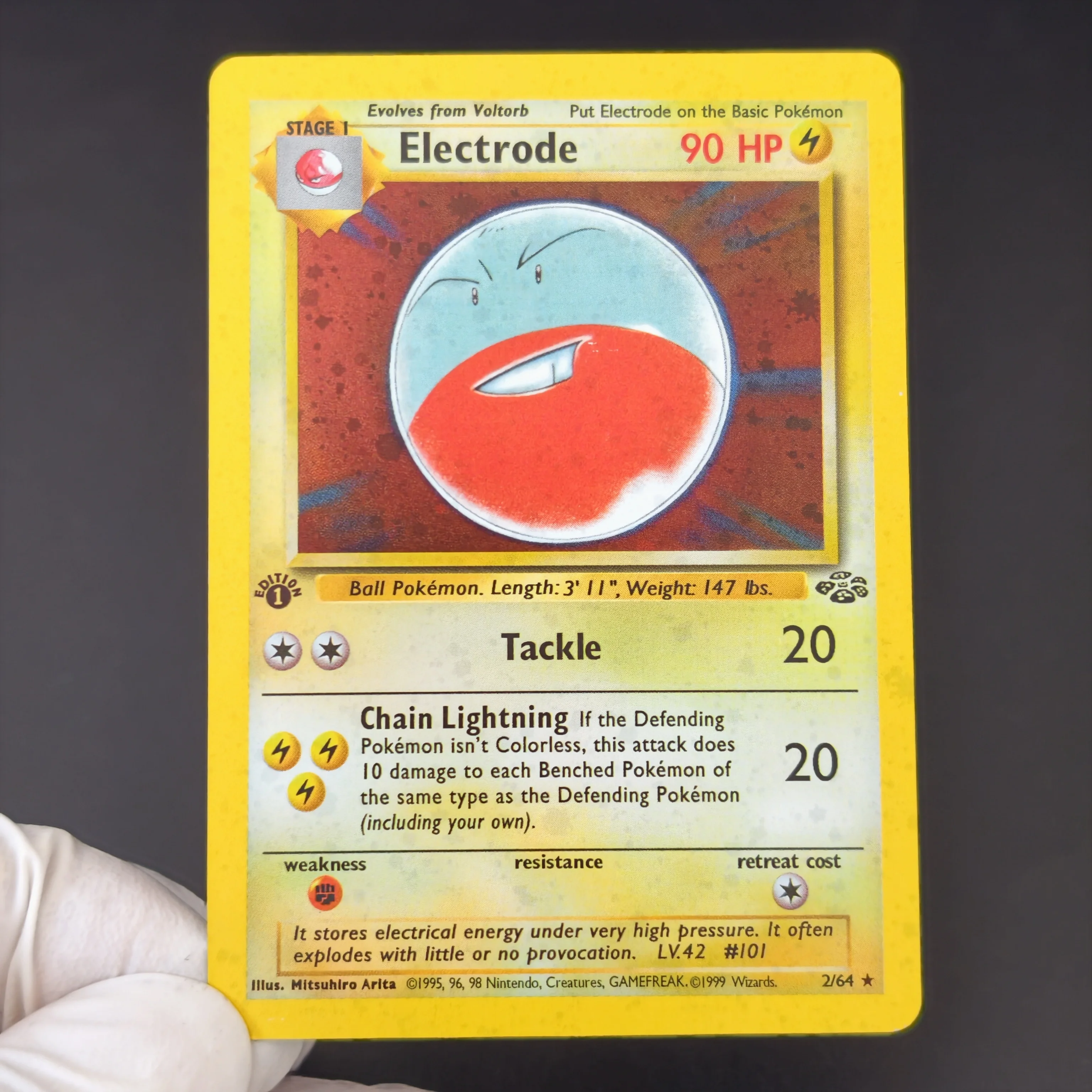 Vintage/Proxy PTCG Card Pokemon Jungle Base Set Card English Electrode Kangaskhan Mr. Mime Pidgeot Wigglytuff Collection Cards