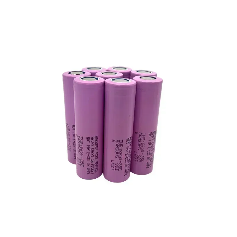 6-30pcs 3.7V 18650 Batte INR18650 35E 3500mAh Rechargeable Batte 25A Discharge Suitable for Screwdriver Flashlight Electric Toys