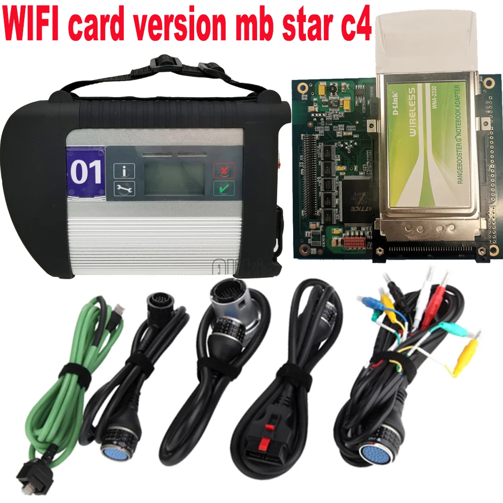 

Версия карты Wi-Fi Mb Star C4 sd Connect c4 интерфейс Мультиплексор obd2 сканер OBDII кабель диагностический инструмент для автомобиля/грузовика Mercede