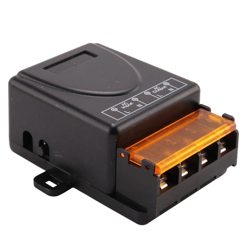 Pompe à eau FULL-2X 433Mhz 220V, interrupteur de télécommande, Module récepteur 1Ch 30A, transmetteur RF sans fil marche/arrêt pour ventilateur LED léger