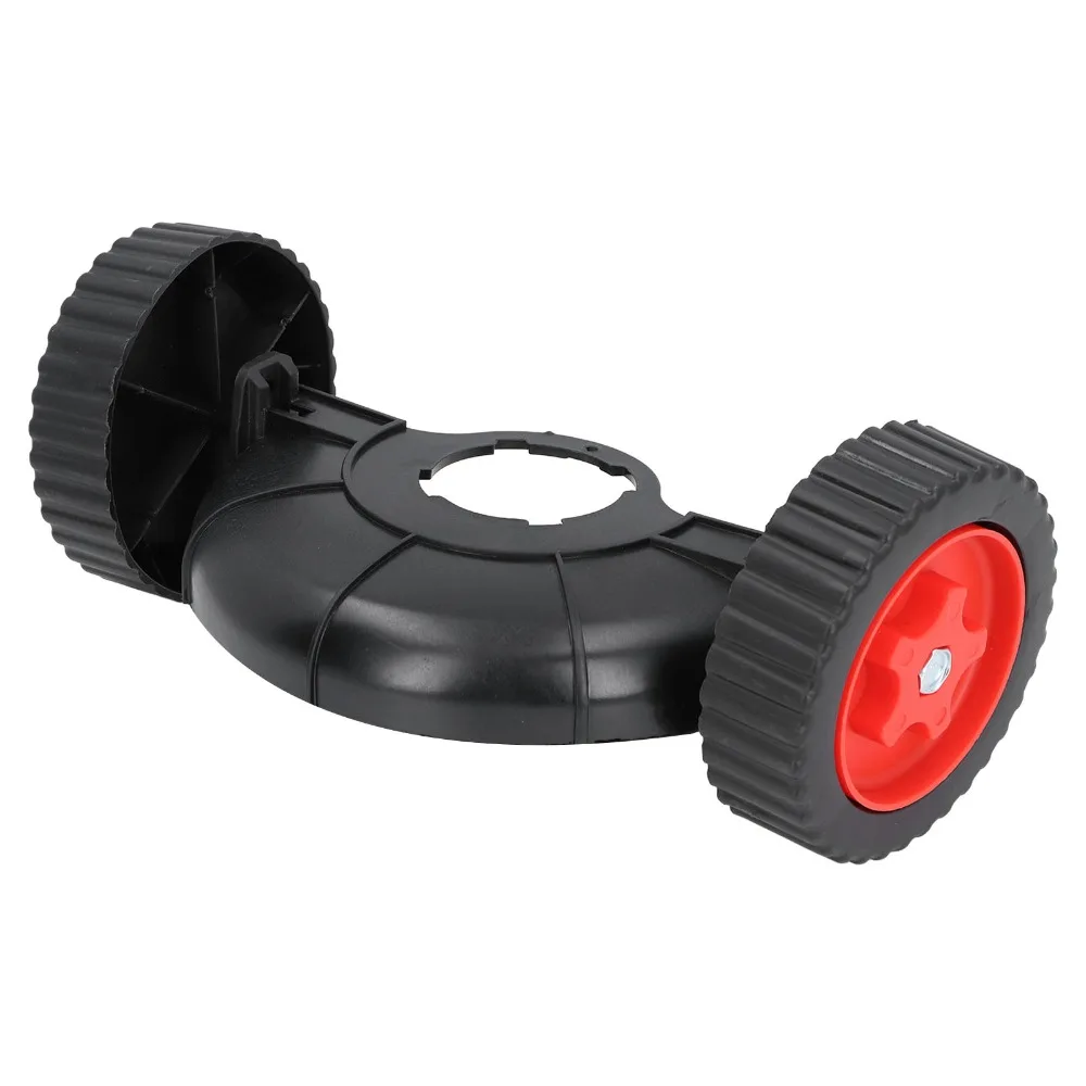 Durable Plastic String Trimmer Wheel Adjustable Universal Trimmer Auxiliary Wheel Quick Installation Round Lawn Trimmer Wheel