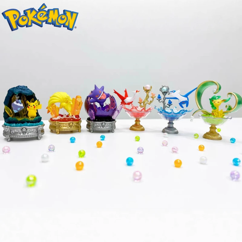 

Покемон Драгоценный камень Эльф второго поколения Модель Симпатичный Орнамент Пикачу Анимационная коллекция Ручная фигурка Детская игрушка Подарок на день рождения