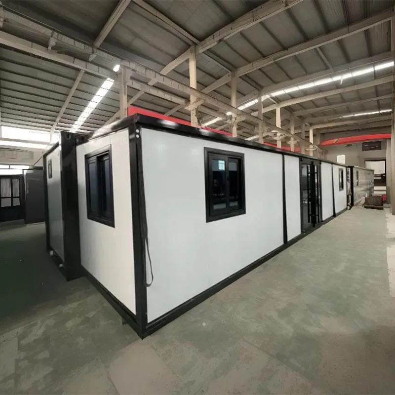 

Customized Modular Prefab House 20Ft 40Ft Expandable Container House 2 3 Bedrooms Tiny Home Folding Room Cabins Garden Rooms