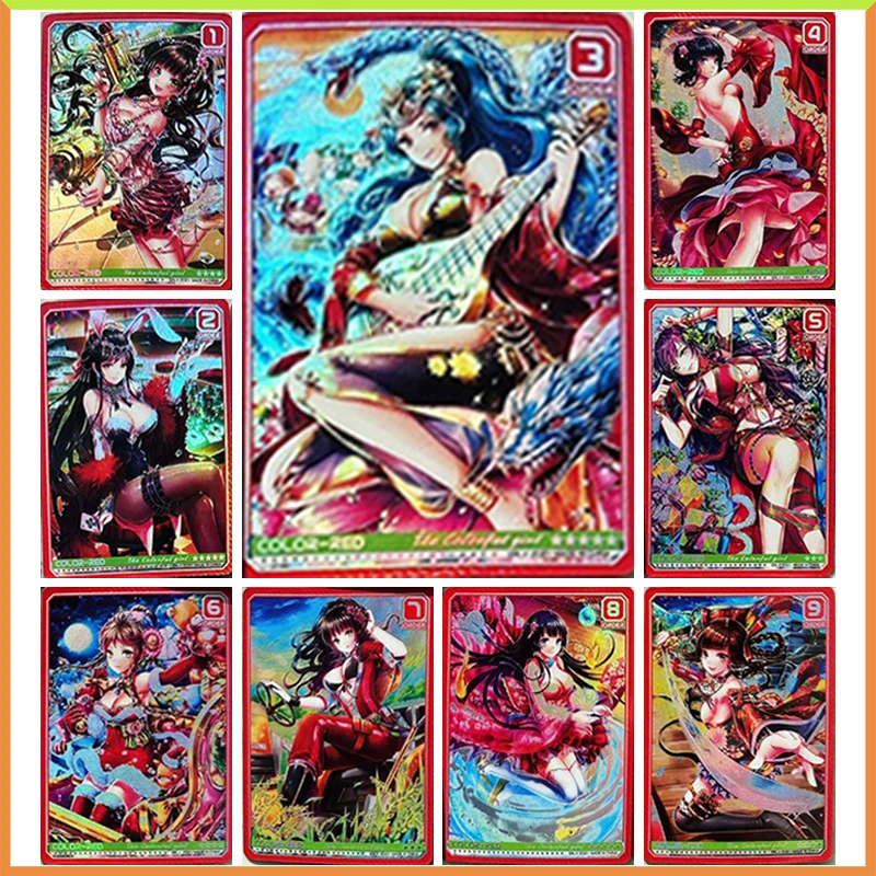 

Anime Goddess Story DIY ACG Laser Tabletop Games Flash Cards Sakurajima Mai Toys for boys Collectible Cards Birthday Present