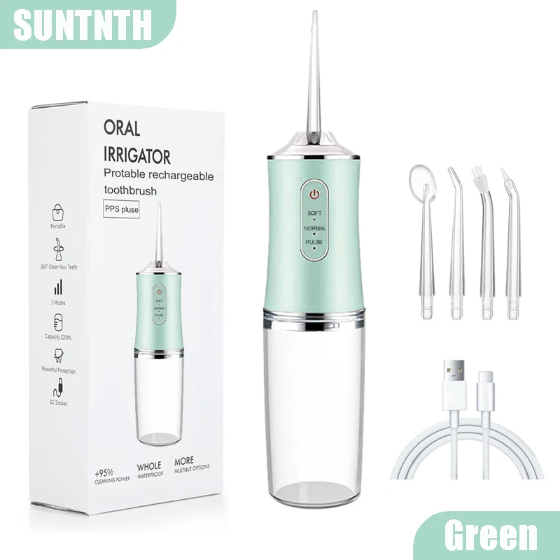 220 ml Dental Irrigator Hygiene Tragbare Oral Reinigung Elektrische Sonic Zähne Scaler Zahn Zahnstein Flecken Zahnstein Entferner Werkzeug