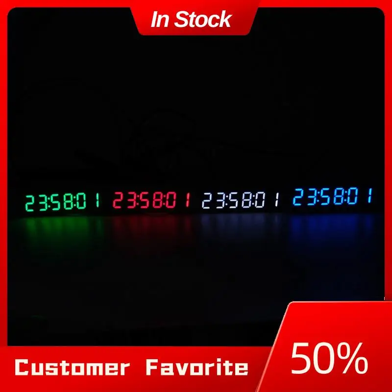 0.36 Inch 6-Bit Clock Mini Digital Clock W Second Display Module Power Off Memory Brightness Adjustment -B