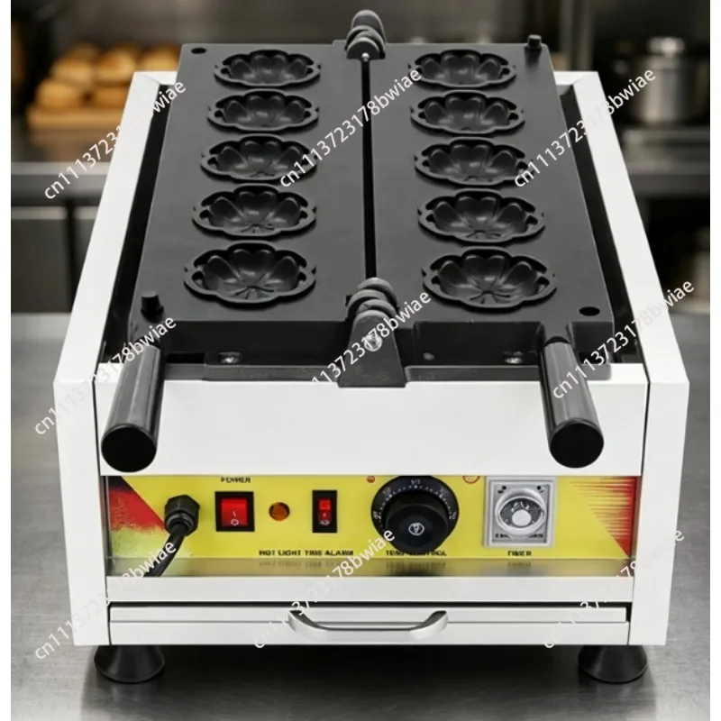 Cherry Blossom Sakura Flower Shape Waffle Machine Non-stick 110V 220V Commercial Electric Cherry Blossom Waffle Maker