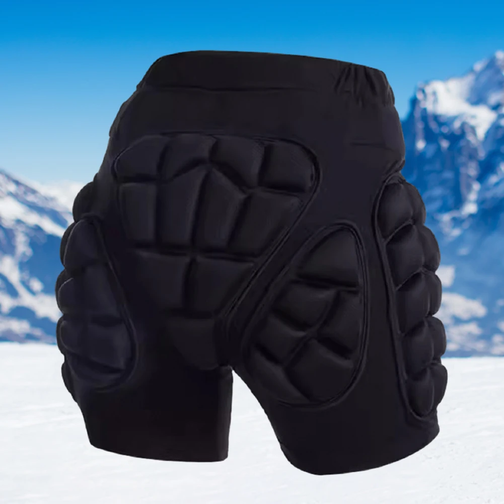 3D Protective Padded Shorts Breathable Winter Skating Protective Hip Pad EVA Short Pants Protection for Hip Butt and Tailbone