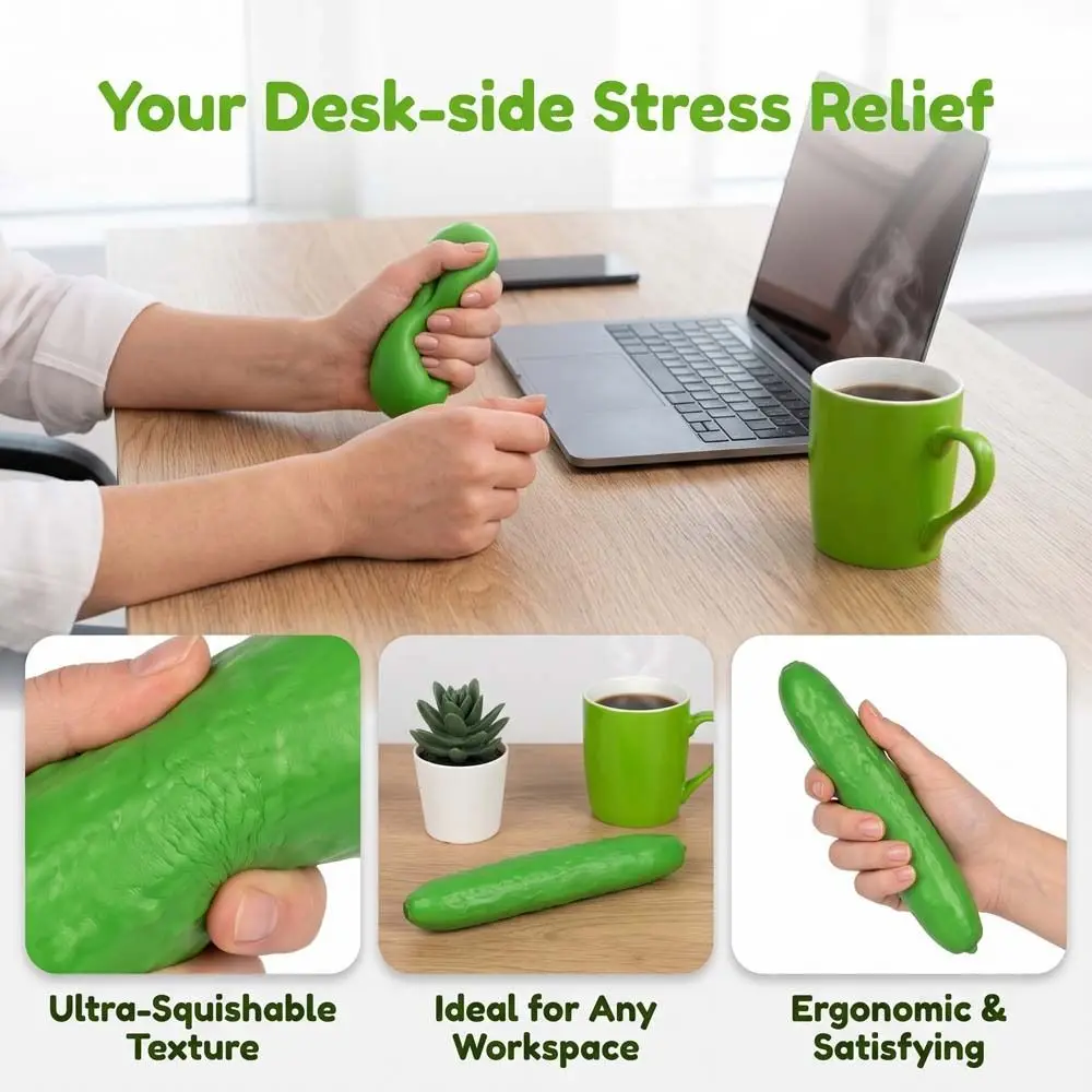 Release Hand Bitter Gourd Squeeze Relax Gift Stretch Simulated Bitter Gourd Vent Elastic Sensory Slow Rebound Sensory Play