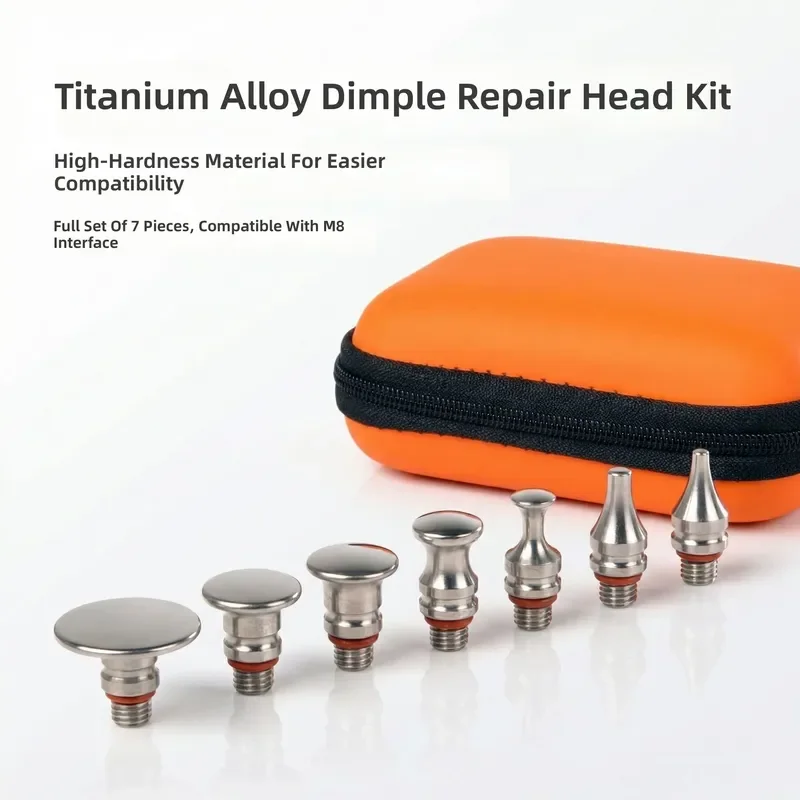 for Auto Dent Repair Tool Leveling Pen Strike Bar Titanium Alloy Replacement Head Striking Hammer Pit Leveling Hammer