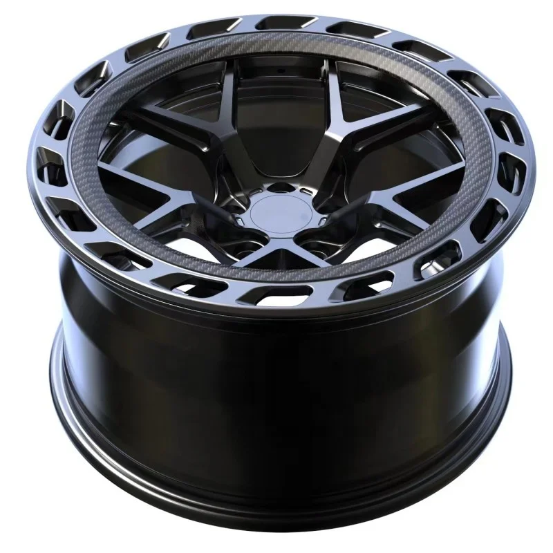 Custom Two Piece Forged Wheels Carbon Fibre 18 19 20 21 22Inch 5x120 5x114.3 5x120 Aluminum Alloy Passenger Car Wheels Rims