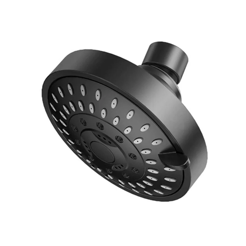 5 Spray Modes Shower Head, High Pressure Rainfall Showerhead with Anti-Clog Nozzles, 360° Swivel Brass Joint, G1/2 Thread, Matte