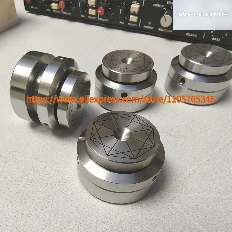 1pcs XTJG HIiFi Audio Speakers Amplifier Preamp CD Player Anti-shock Absorber Foot Damping Feet Pads Vibration Absorption Spike