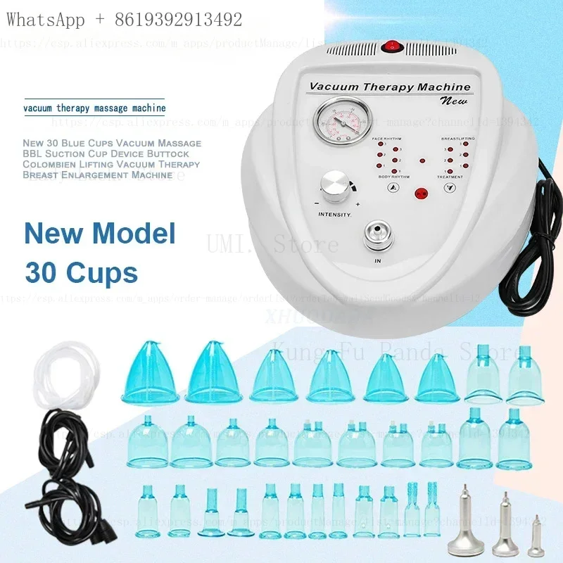 UMI.Vacuum Massage Therapy Machine Enlargement Pump Lifting Breast Body Shaping Massage Cup Firming and Lifting Beauty Equipment