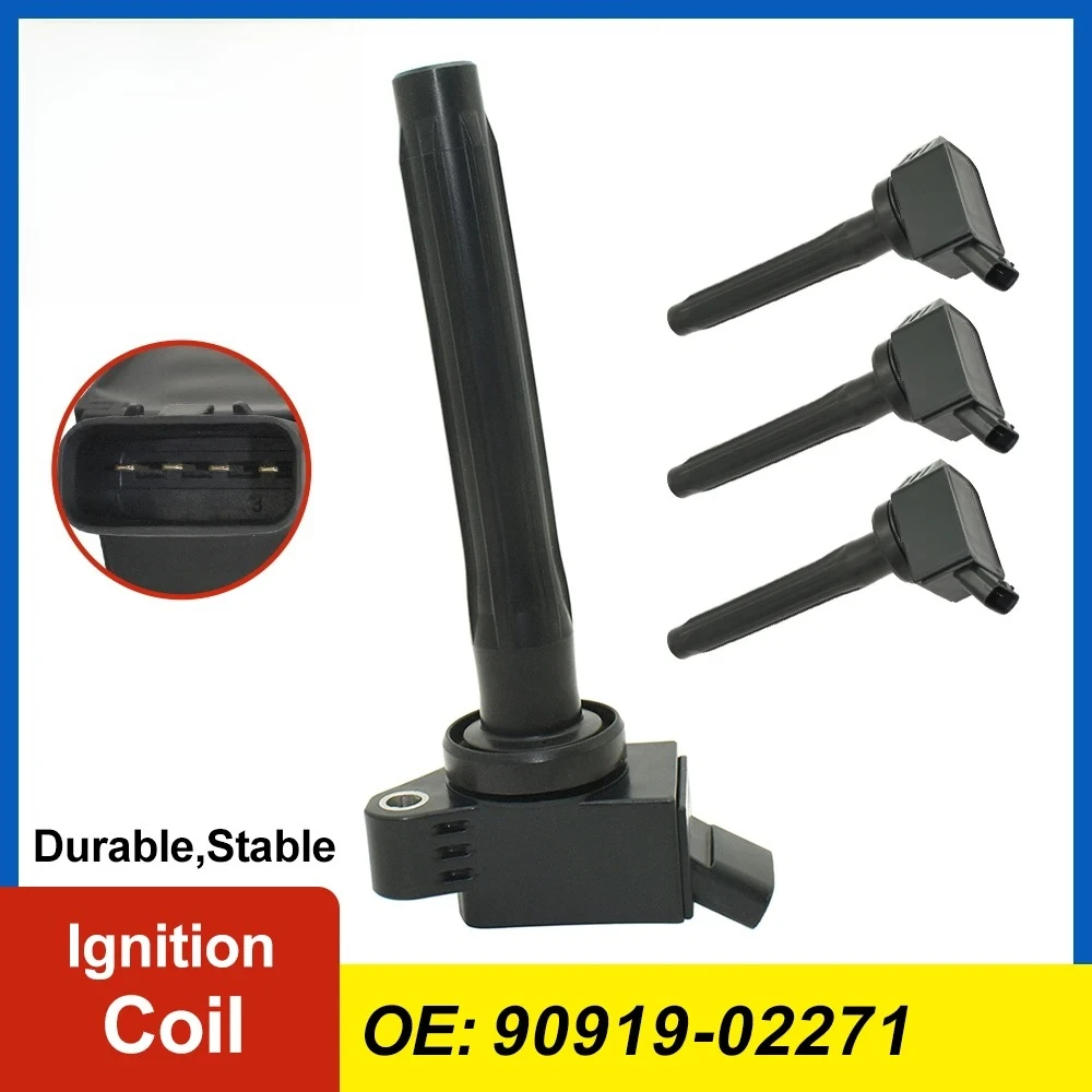 

1/4PCS Ignition Coil 90919-02271 9091902271 For Toyota Auris C-HR Corolla Car Accessories