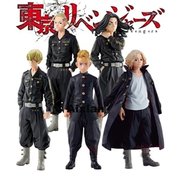 5 szt./1 szt. Tokyo-Revengers Anime figurka Hanagaki Takemichi Mikey Draken Matsuno Chifuyu Baji Keisuke PVC Model postaci lalka