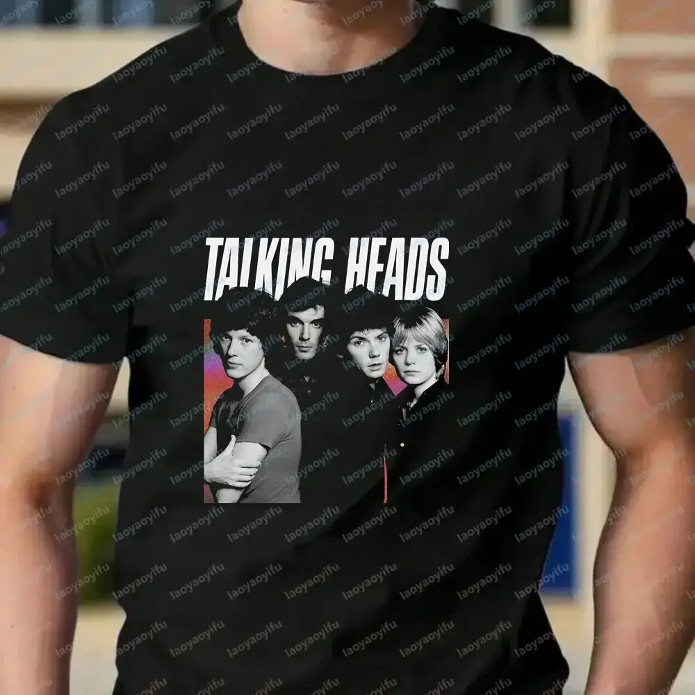 Talking Heads: camiseta de manga corta de la colección «Loose Summer Trend», disponible en la tienda oficial, para hombre y mujer, talla grande, diseño cómodo.