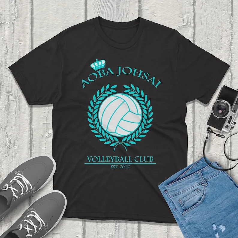 Aoba Johsai Haikyuu T-Shirt Anime Volleyball Shirt Unisex Manga Merch Shirt